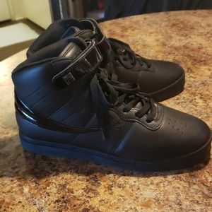 Fila Black High Top Sneakers